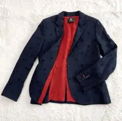 t28／ポールスミス　テーラードジャケット　現行タグ　ドット　大きいサイズ　42