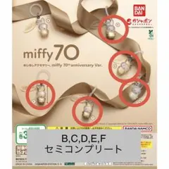 miffy 70th anniversary Ver めじるしアクセサリー 5種