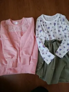 120サイズ　女の子トレーナー他　2枚セット