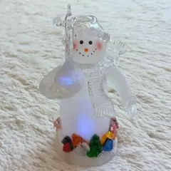 スノーマン ランプ ライト クリスマス オブジェ