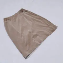 KN0529【フォクシーニューヨーク】スカート【42】ウエストゴム ひざ丈