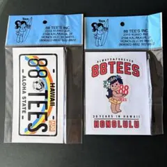 88 tees キャラクターシール 2枚セット