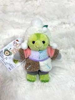 ディズニー　シークレットオブスノーウィーデイ　オルメル　ぬいぐるみバッジ　ぬいば