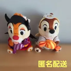 ディズニー　チップとデール ハロウィン2023 ぬいぐるみバッジ
