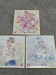 【新品】プリキュア色紙ART7 キュアニャミー　キュアワンダフル　兎山悟