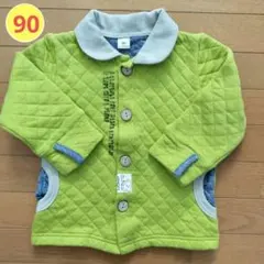 La Chiave キルティングアウター 90サイズ グリーン