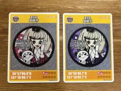 マンホールカード　愛知県岡崎市　内藤ルネ　2種類セット