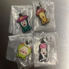 コビトづかん めじるしラバーマスコット　4種セット