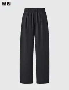 UNIQLO U ライトウェイトスウェットワイドパンツ 黒　Mサイズ