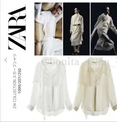 ZARA ナイロンポケットジャケット XS - メルカリ