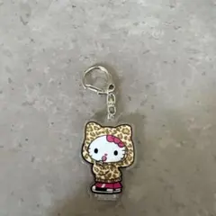 【レア】ハローキティ ヒョウ柄 GAL アクリルキーホルダー