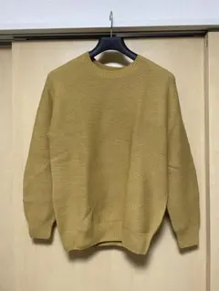 UNIQLO マスタード クルーネックセーター L