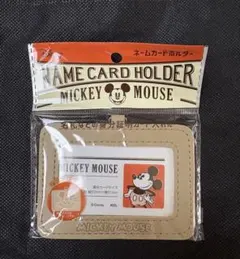 【未開封】ディズニー　ミッキー　ネームカードホルダー ケース