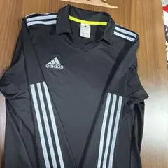 adidas climalite黒 Vネック Tシャツ M