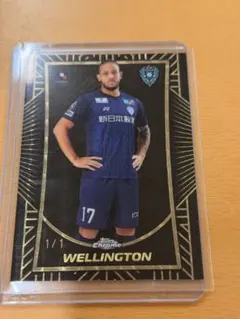 WELLINGTON アビスパ福岡 1/1スーパーフラクタ Jリーグtopps
