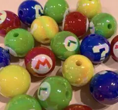 オーロラ加工　丸ビーズ　20個セット