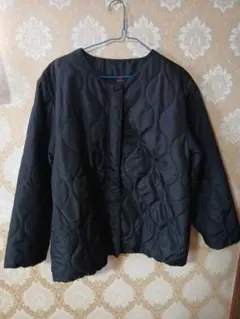 ワークマン　Mサイズ キルティングジャケット ブラック