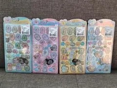 【正規品】うるちゅるポップシール おぱんちゅうさぎ、んぽちゃむ 4点セット