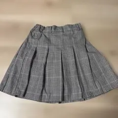 グローバルワーク　キッズ　チェックプリーツスカート