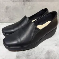 美品✨セクションドール コンフォートパンプス スリッポン 本革 厚底 23cm