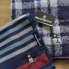 Munsingwear ハンカチ 2枚セット 新品未使用　タグ付きのサムネイル
