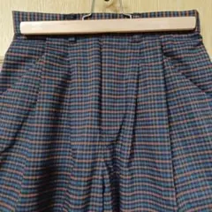 studio CLIP　TRLガンクラブチェックテーパードパンツ　汚れなし