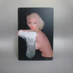 レ*ー様 新品 マリリンモンロー ブリキ看板 アメリカン雑貨 /64/ レトロ