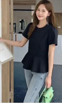 【新品未使用】Birthday bash バースデーバッシュ ペプラム トップス