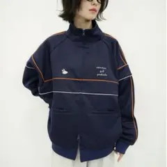 common gull products 休日のトラックジャケット ネイビー - メルカリ