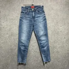 REDCARD ストレッチ　カットオフ　デニムパンツ　24