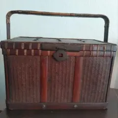 時代物 中国 持ち手付 籠 茶箱 茶道具 提籃 アンティーク 2025年最新】中国 茶籠の人気アイテム - メルカリ