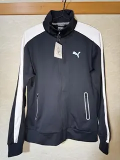 PUMA ジャージジャケット ブラック/ホワイト