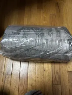 【新品】ポリエステル系毛布 ブランケット グレー シングルサイズ