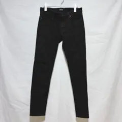 ユニクロ ウルトラ ストレッチ スキニー フィット ジーンズ 黒 テーパード