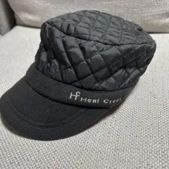 フー 様　ヒールクリーク　ゴルフ　防寒　黒　ブラック　無地　キャップ　サイズ40