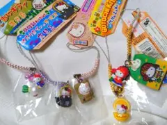 レア！！ハローキティ ご当地 限定 ストラップ 根付 神戸大阪茨城
