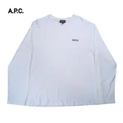 A.P.C 反転ロゴ プリント オーバーサイズ ロンTのサムネイル