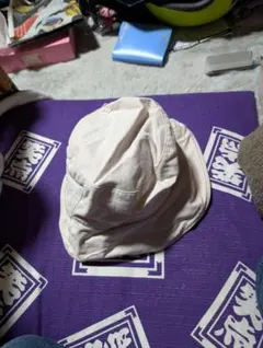 ベージュ コットン アウトドアバケットハット