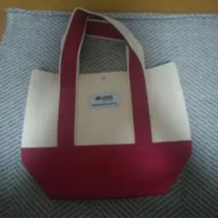 LOGOS コメダ珈琲 トートバッグ アイボリー/レッドのサムネイル