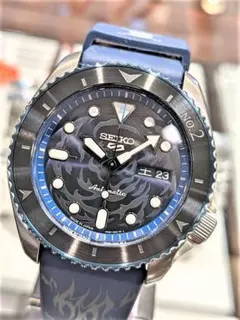 ま*ん様 遊⭐︎戯⭐︎王 SEIKO 腕時計 300本限定（青眼の白龍） - メルカリ