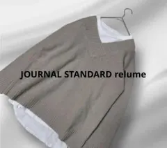 JOURNAL STANDARD relume AIRWOOL Vネックニット