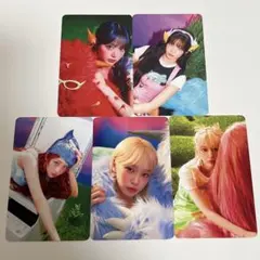 LESSERAFIM「CRAZY」　ユニバ　特典　トレカ　コンプリート　セット