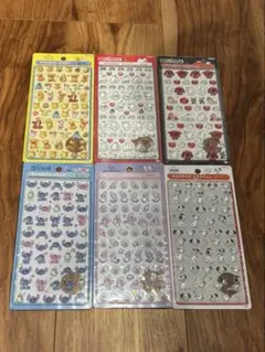 【正規品】6点セット　ボンボンドロップシールミニmini ディズニー　新作