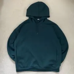 GU ジーユー パーカー ゆったり シンプル グリーン L