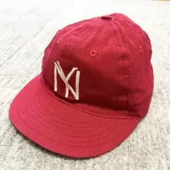 激レア リネン100% USA製 クーパーズタウン ベースボール キャップ