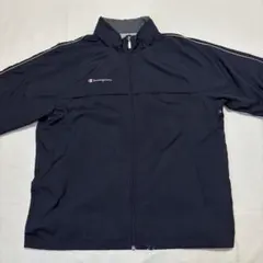 Champion ウィンドブレーカー 紺 ネイビー L