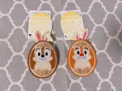 東京ディズニーリゾート　チップとデール　ワッペンキーホルター