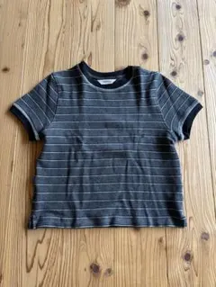 todayful Border Ringer Tee チョコ - メルカリ