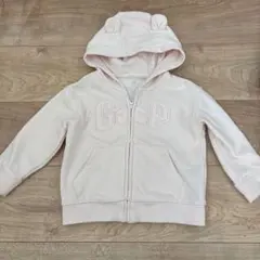 baby GAP くま耳 ジップアップパーカー ピンク 18-24months