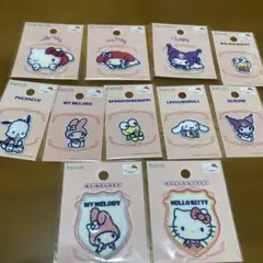 ワッペン　サンリオ　エンブレム　キティちゃん